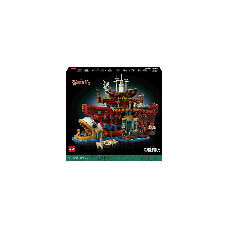 kit modello lego 75640 one piece il ristorante galleggiante baratie