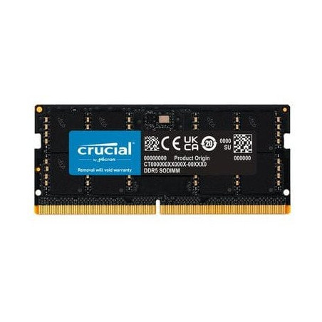 ram sodimm ddr5 32gb crucial sbcrc503256vr1t 5600mhz cl46 1.1v tray