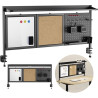 divisorio/organizzatore ergo office er-300b per scrivania max