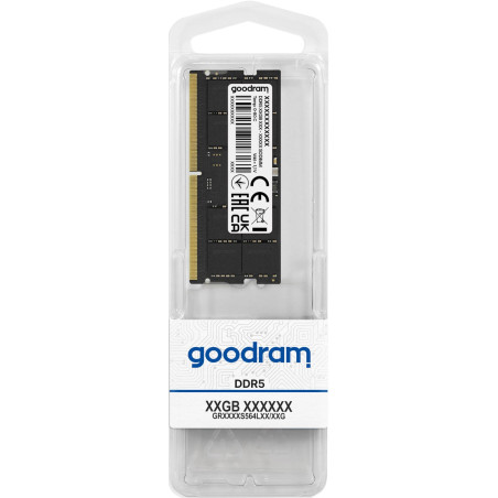 ram dimm ddr5 goodram 1x8gb 5600mhz cl46 1.1v nero [sbgod500856vr10]