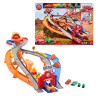 set di veicoli e piste mattel cars disney pixar jfl57 multicolore