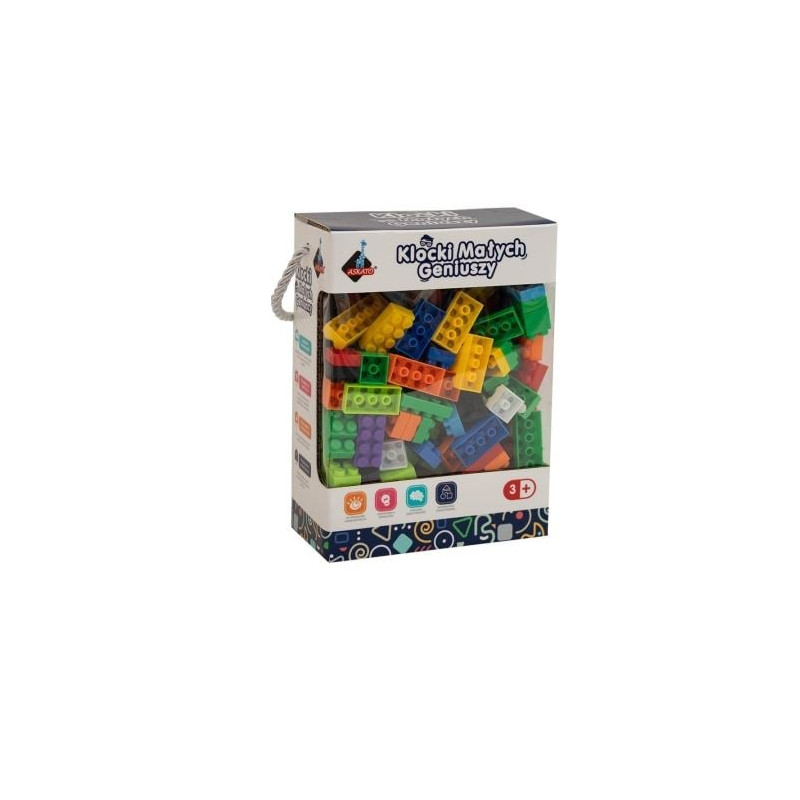 set da costruzione askato little geniuses basic blocks multicolore