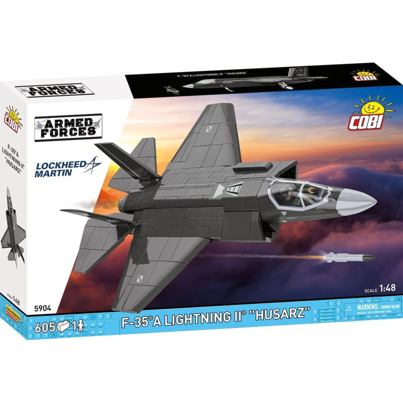 set di costruzione cobi 5904 f-35a lightning ii husarz 1/48 multicolore
