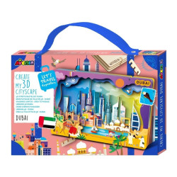 puzzle 3d avenir mg dystrybucja crea un paesaggio urbano dubai multicolore