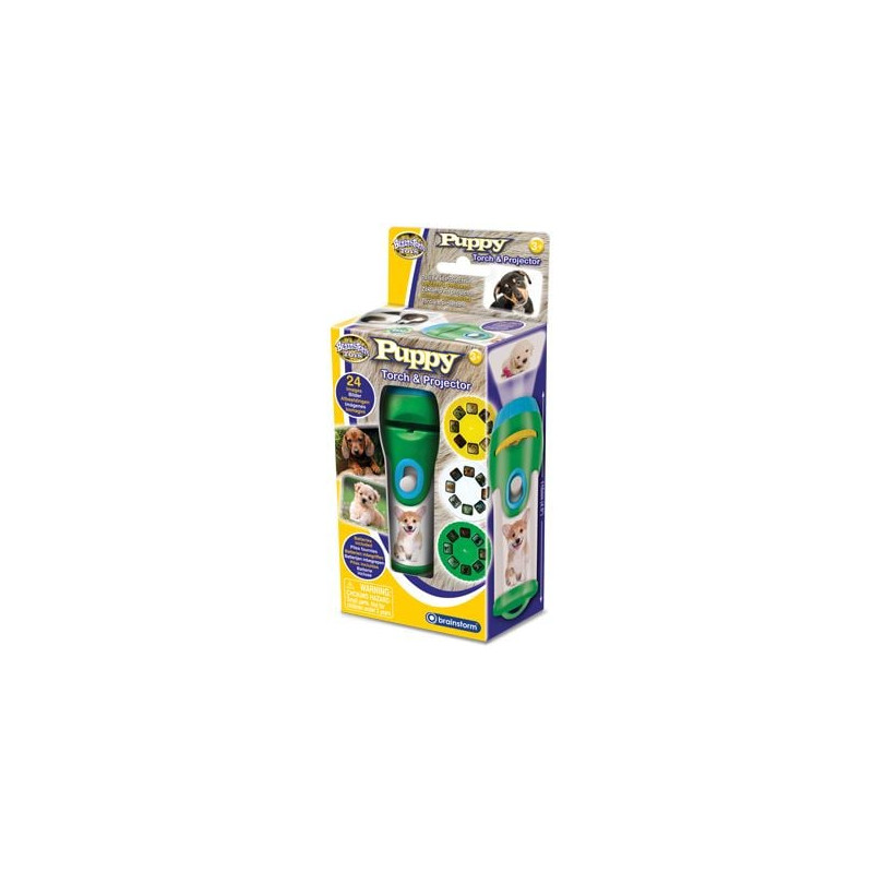 giocattolo brainstorm torcia e proiettore per cuccioli multicolore