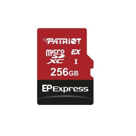 256gb scheda di memoria patriot microsdxc v30 classe 10 [sfpatmd25600002]