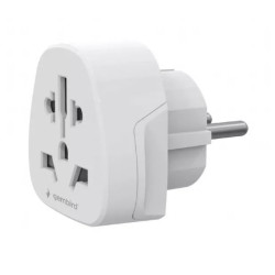 adattatore da viaggio gembird 3750w bianco [algemag00000002]