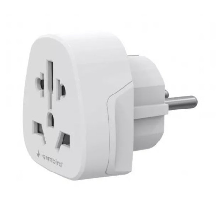 adattatore da viaggio gembird 3750w bianco [algemag00000002]