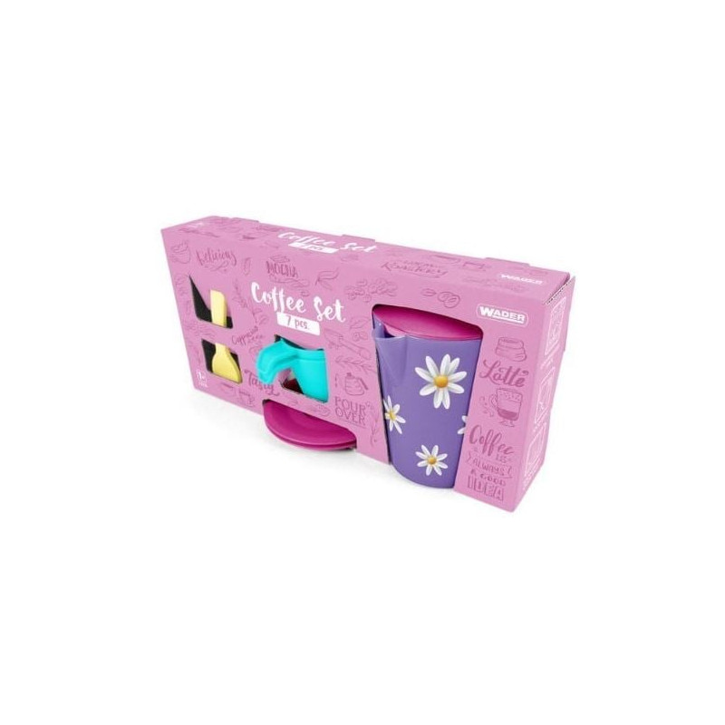 giocattolo wader small set di stoviglie da caffe' multicolore