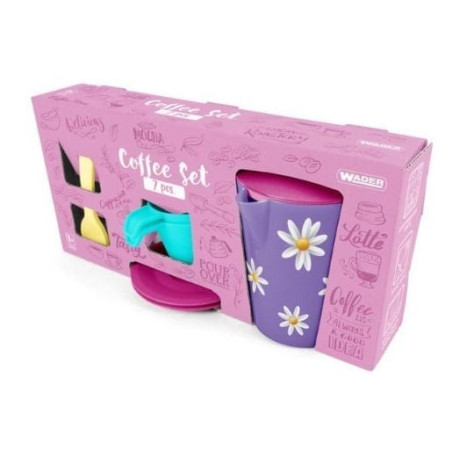 giocattolo wader small set di stoviglie da caffe' multicolore