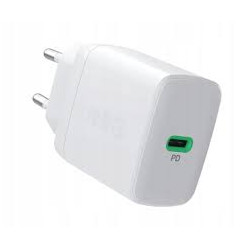 alimentatore da rete greencell 30w 1x usb-cbianco [azgcetlchar30cw]