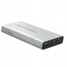 powerbank greencell powerplay 20800mah 65w argento/nero [azgceuapplgc20p]