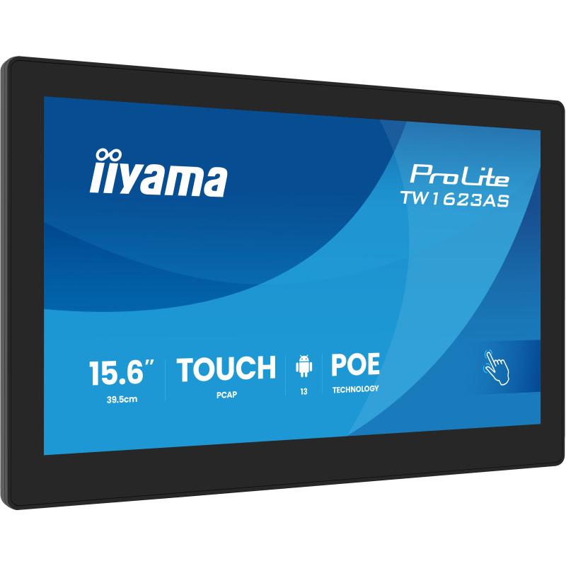 monitor led 15.6" iiyama prolite tw1623as-b3p full hd 1920x1080p/30ms/nero