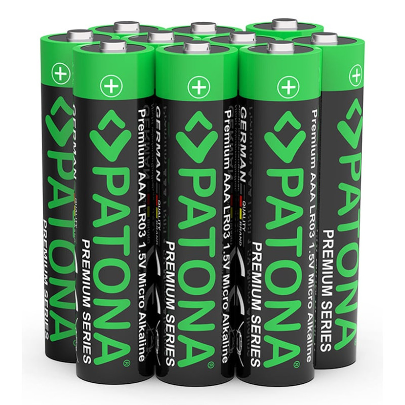 pile patona premium aaa micro lr03 alkaline 1.5v 10pz [4221]