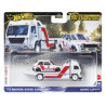 set di veicoli hot wheels team transport honda civic custom + aero