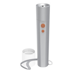 torcia led hama fl250 250lm 3w argento [lihamle00228602]