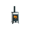 stufa a legna la nordica 3004101 rossella r1.16 ceramica classe a