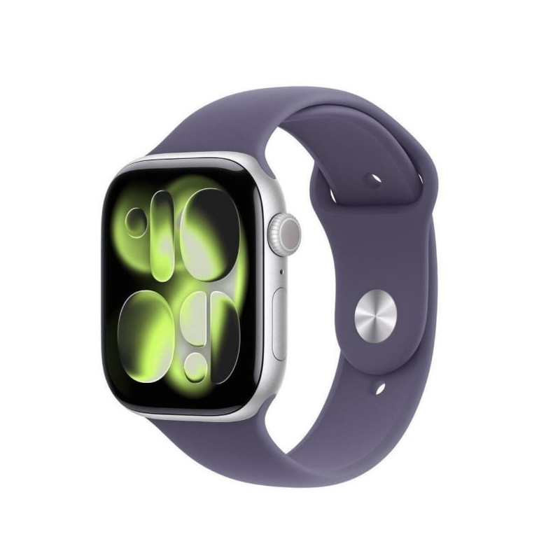 smartwatch apple watch11 gps + cellular 42mm argento/viola [atappzas11mf8j4]