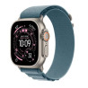 smartwatch apple watch ultra3 gps + cellular 49mm titanio naturale/azzurro