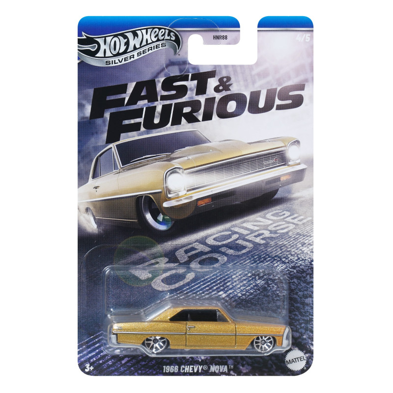 modellino hot wheels fast & furious jby42 1/64 giallo [wnhtws0cc066777]