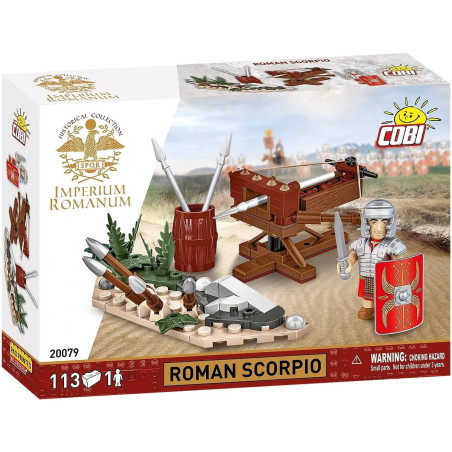 set di costruzioni cobi klocki blocchi impero romano scorpione romano