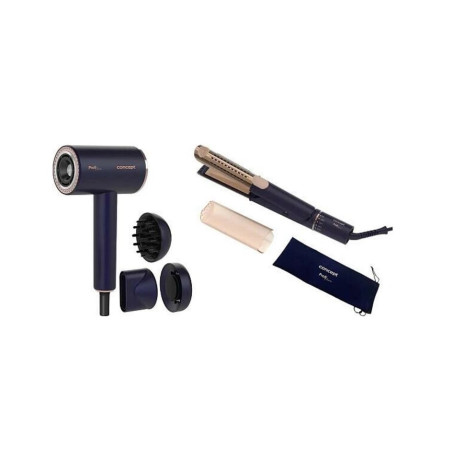 asciugacapelli concept profi care vz8100 220-240v blu/oro [hpcoepr00vz8100]