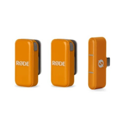 microfoni wireless rode wimicrocora per streaming usb-c arancione