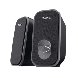 altoparlanti trust ador 2.0 per pc con cavo 6w nero [25670]