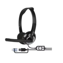 cuffia hamlet hheadmus-cx per pc/notebook con microfono nero