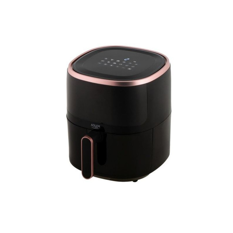 friggitrice ad aria adler ad 6322 5l 2000w nero/rosa [ad 6322]