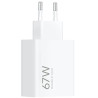 alimentatore da rete xiaomi usb-a 67w bianco [bhr07skeu]
