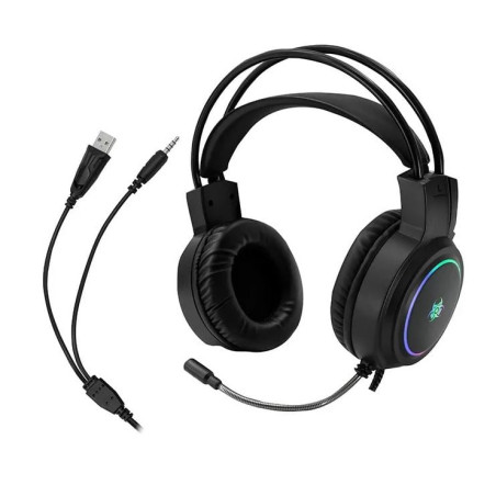 cuffie tracer gamezone gz x1 per gaming 3.5mm con microfono nero