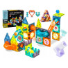 set di costruzione madej blocchi magnetici luminosi multicolore 75pz