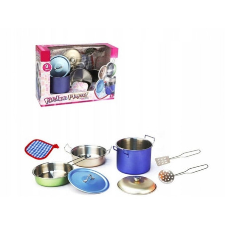 gioco di ruolo madej cucina in metallo multicolore 8pz [w0mdjd0dc097063]