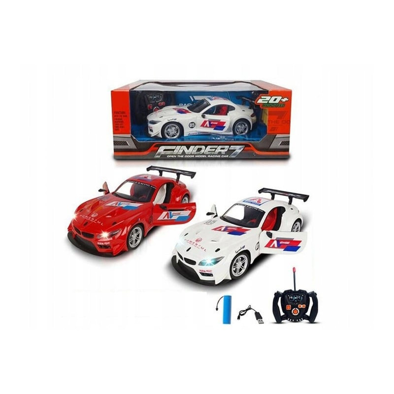 veicolo radiocomandato madej auto da corsa con luce/porta apribile