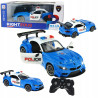 veicolo radiocomandato madej auto della polizia con luci e suoni