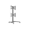 supporto per pannello lcd/led itb m display stand 180 dual vertical