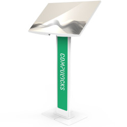 supporto lcd compulocks 140wlbpw da pavimento per uno schermo fino