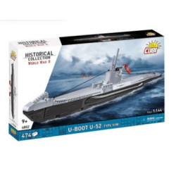 modellino cobi blocks u-boot u-52 1/44 multicolore 474pz
