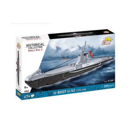 modellino cobi blocks u-boot u-52 1/44 multicolore 474pz