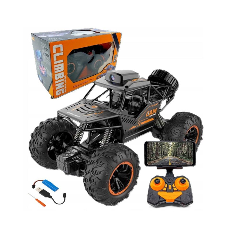 modellino auto radiocomandata madej con telecamera wi-fi multicolore