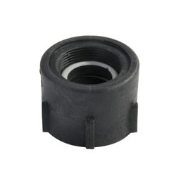 Raccordo contenitori mm.60f - 1"1/2f polipropilene [bucchi