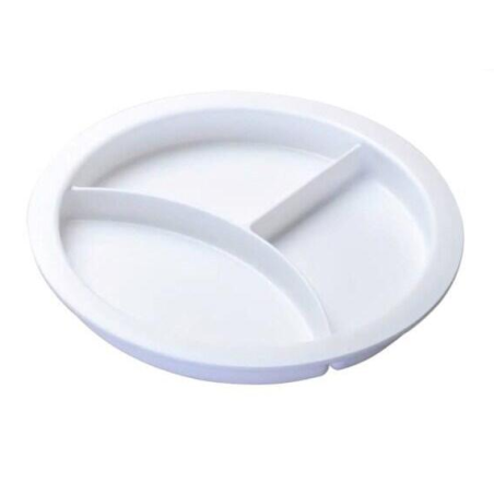piatto divisorio per microonde sundo 375ml bianco [22042]