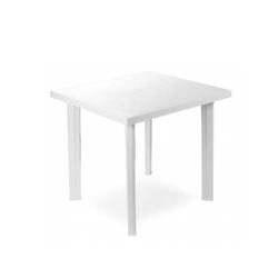 Tavolo progarden in resina fiocco bianco 80x75 [progarden]