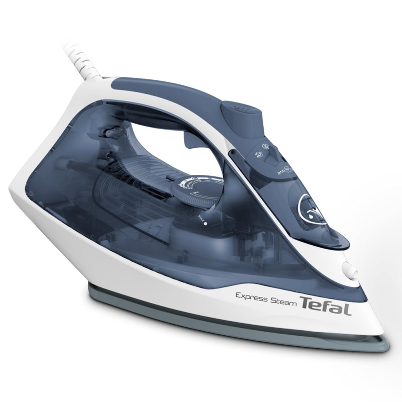 ferro da stiro tefal express steam fv2837 a secco/ a vapore 2400w