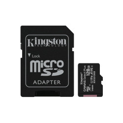 128gb scheda di memoria kingston cl.10 nero [sdcs2128gb]