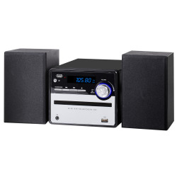 impianto hifi trevi hcx 10f6 20w nero/argento [0h10f600]