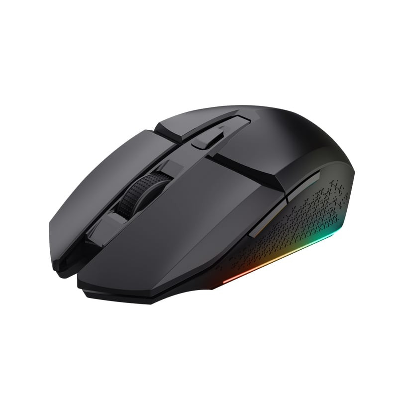 mouse gaming trust helox mano destra wireless 4800dpi nero [25037]