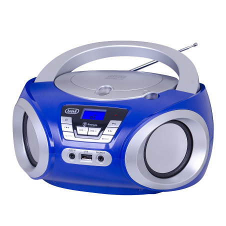 radio portatile trevi bluetooth 544bt blu [0cm54404]