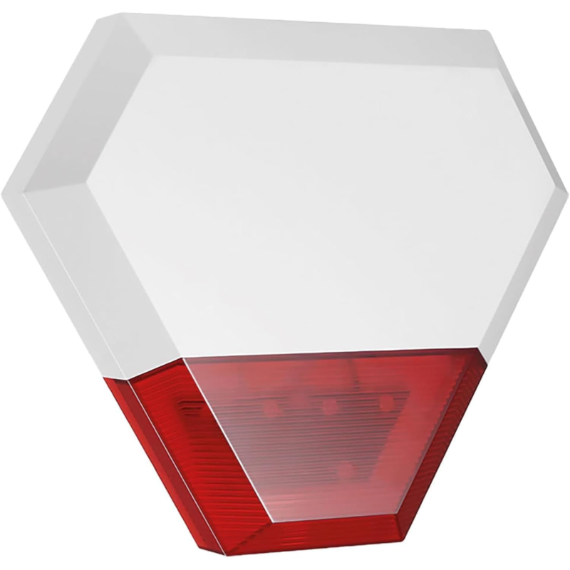 sirena esterno bravo allarme angel 4g wifi bianco/rosso [92902946]